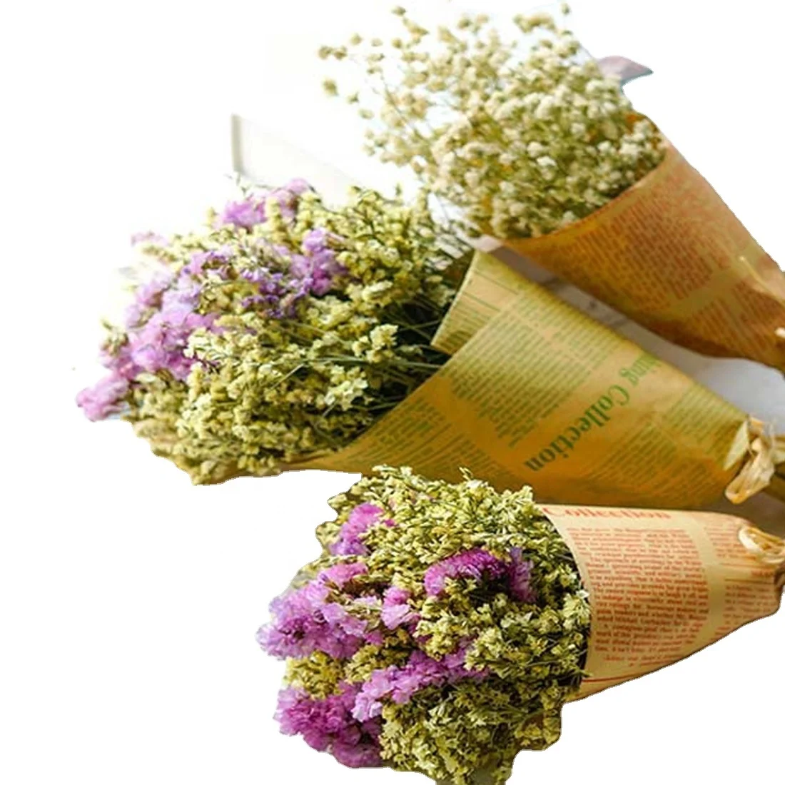 
New design printing newspaper kraft wrapping paper craft flower wrapping paper for flowers 