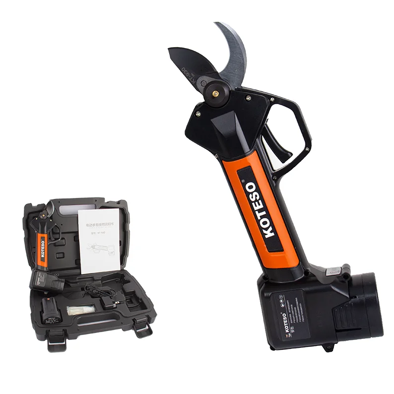 KOTESO Pruning Tools 1.5 Inch Diameter Rechargeable Pruners Cordless Electric Scissors