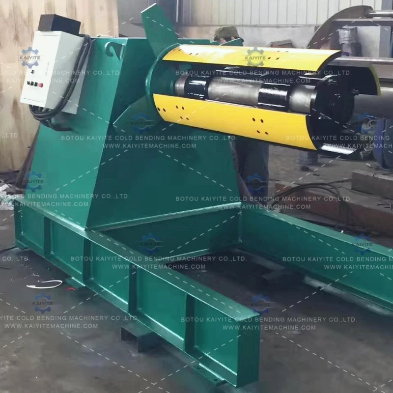 3 ton 5 ton 7 ton 10 ton steel coil decoiler manual or hydraulic for the roll forming machine
