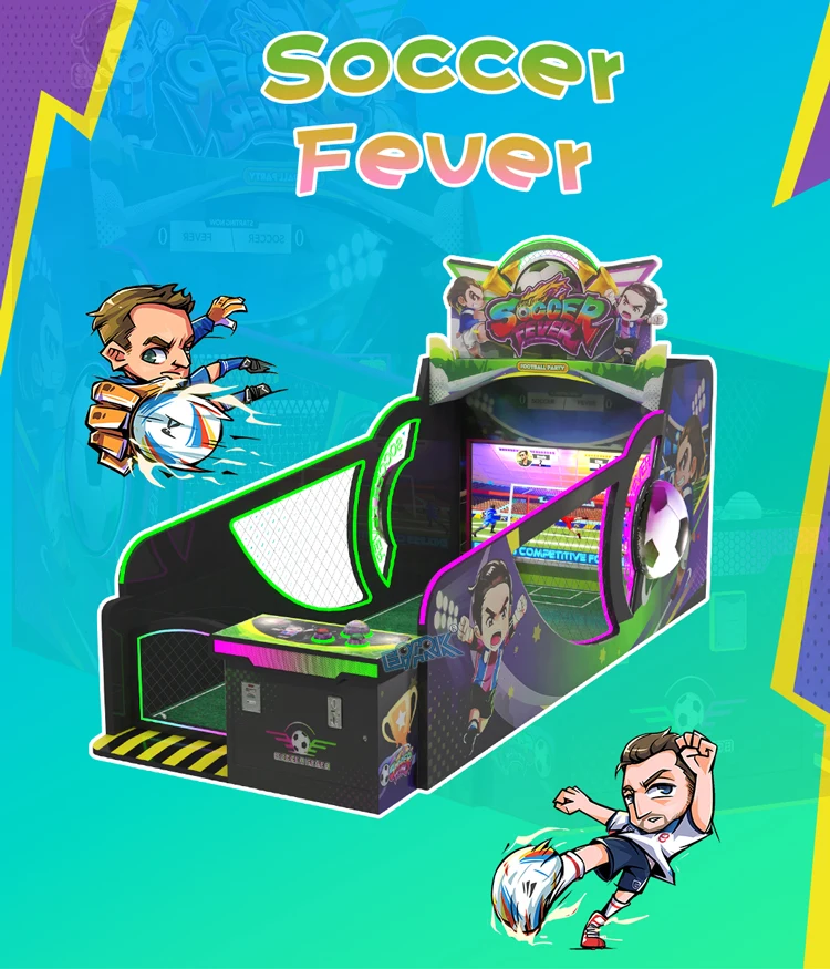 Soccer Fever Kids Redemption Game Indoor Coin Operated Arcade Game Machine Kids Redemption Game