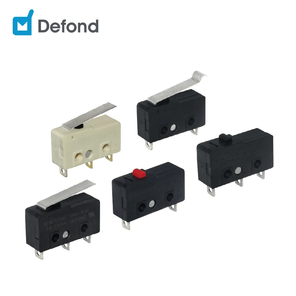 Long Lifespan Snap-Action Switch Defond DMB Series Micro Switches