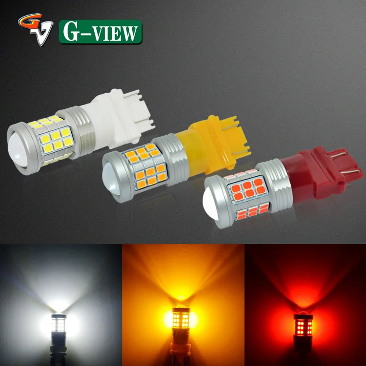 G-View 2019 New Design Lamp 3157 Ck Extremely 36Smd 2835 Canbus Red Led Bulb
