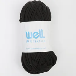 Environmental protection super soft T shirt cotton yarn with good skin ribbon yarn for hand knitting