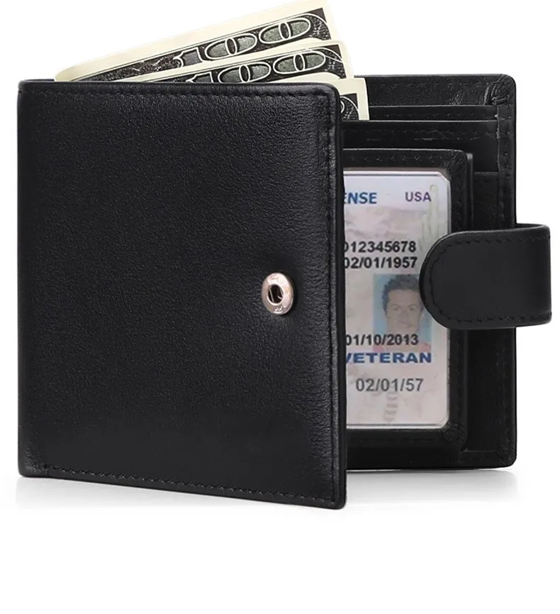 LIXUE TONGYE Genuine Cow Leather Wallet Men Other Wallets Holders Cow Leather Wallet Money Clip Many Card Slot