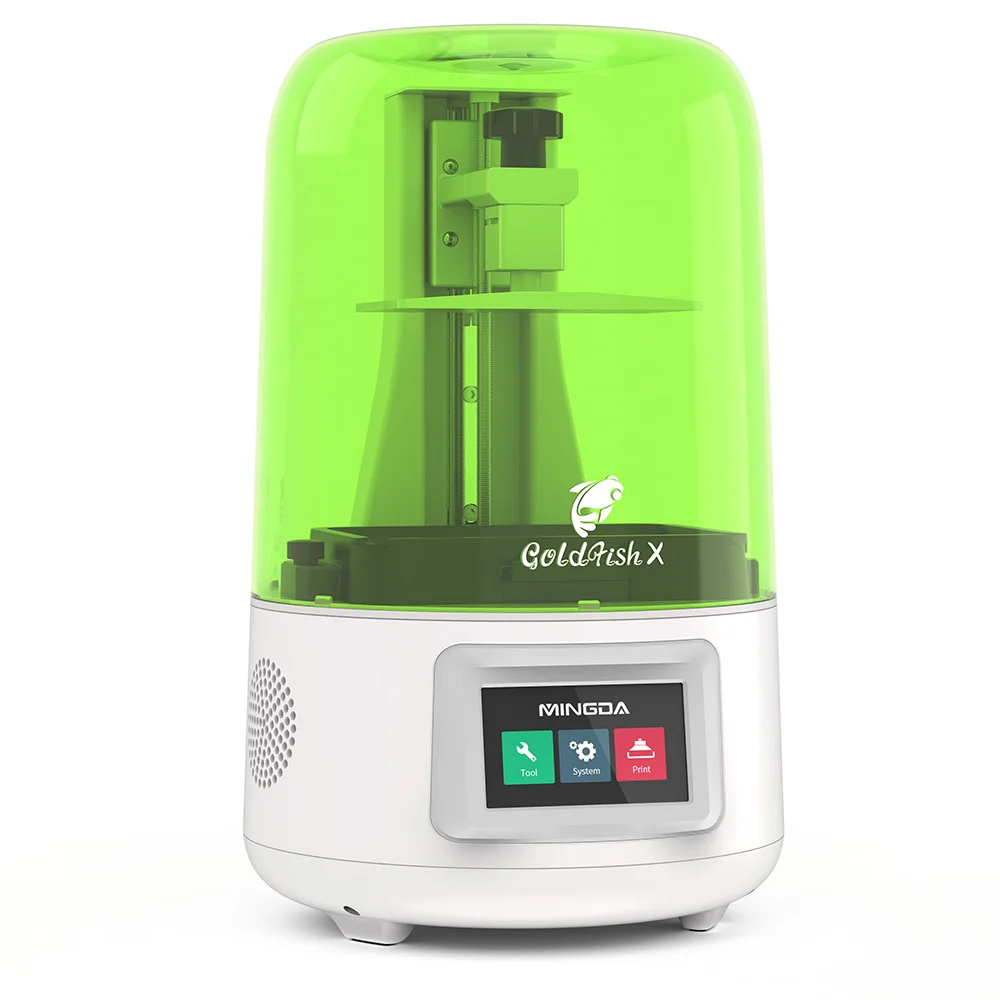 Высокоточный MINGDA Новое поступление 405nm MSLA DLP Goldfish X Resin 2k Mono LCD 3D принтер для стоматологических ювелирных