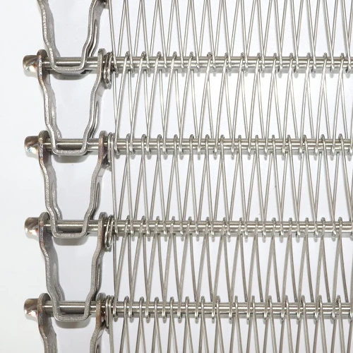 Stainless Steel Chain Link Spiral Grid Mini Sushi Roller Conveyor Belts