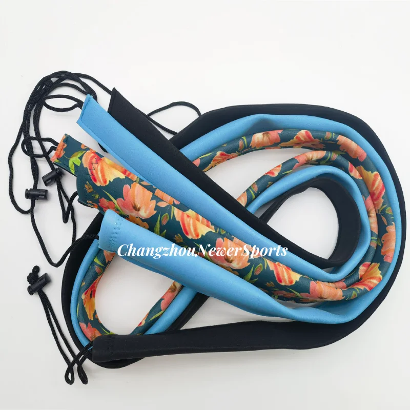 Factory Supply portable custom logo Fishing Rod Cover foldable durable Neoprene Fish Protector Sleeve