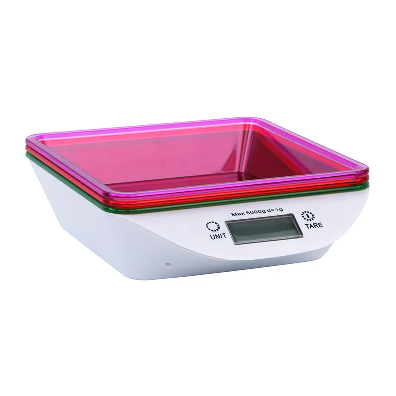 Lcd tempered glass electronic kitchen scale bluetooth digital kitchen weight scale smart nutrition food scale 5kg