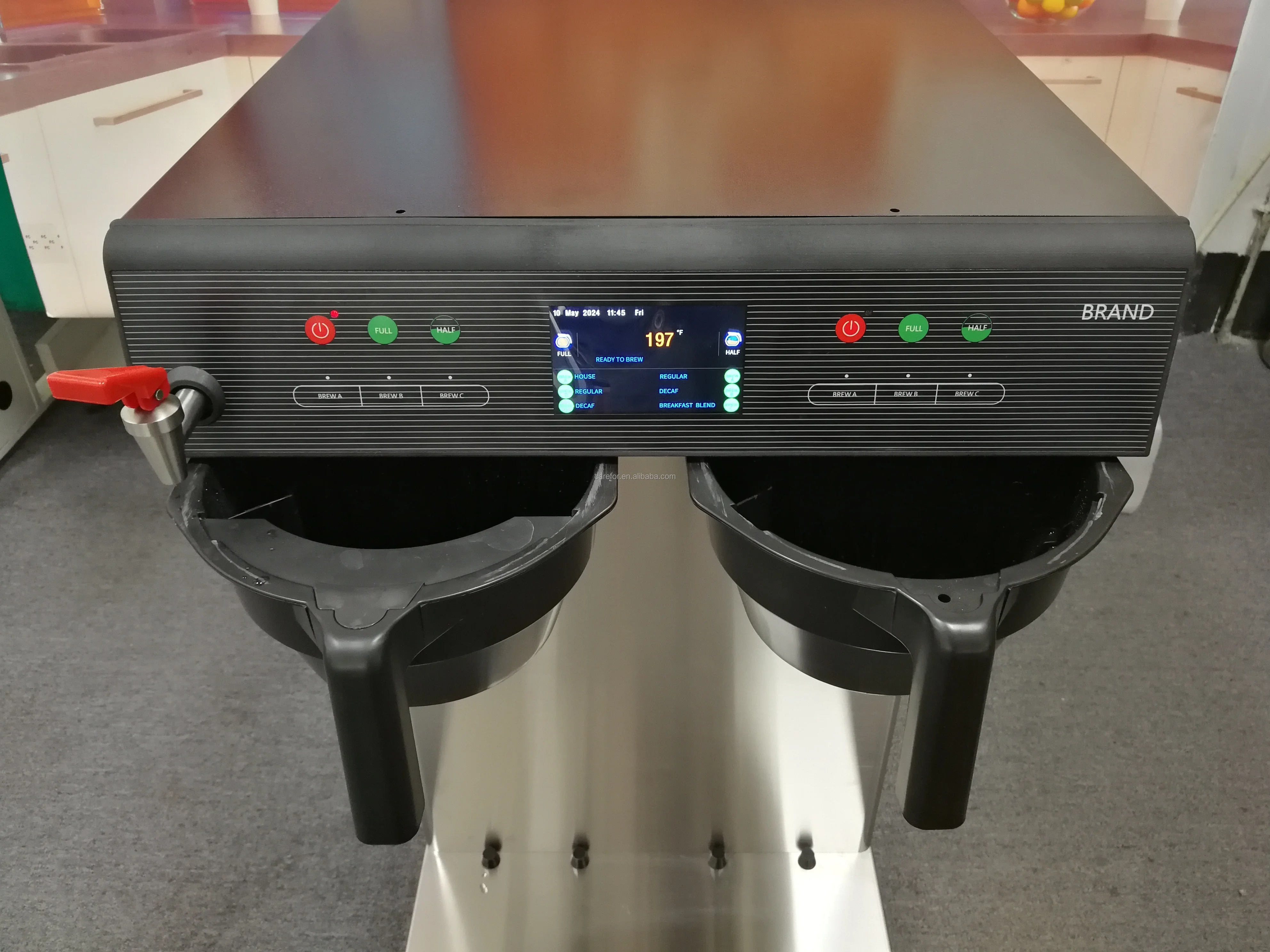 Итальянская Кофеварка из нержавеющей стали с автоматическим Измельчением