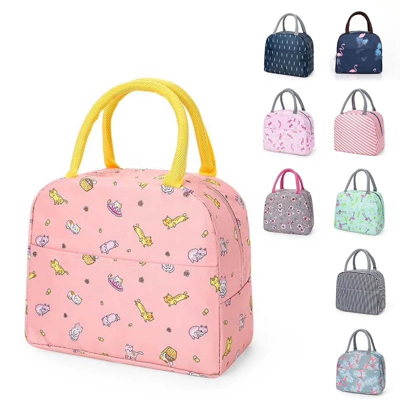 Wholesale High Quality Large Capacity Kids Outdoor Thermal, Printing Tote Cooler Picnic Insulated Lunch bags boxes/