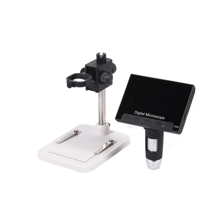 Портативный электронный эндоскоп с 8 светодиодами, увеличительное стекло, камера, микроскоп, цифровой микроскоп с ЖК-дисплеем 4,3 дюйма
