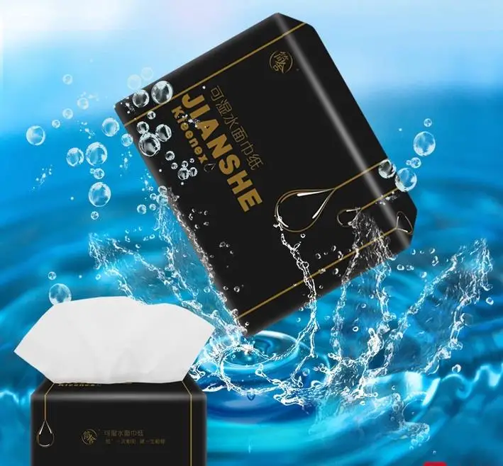 Mini Handkerchief Paper water proof home and car Tissue Wholesale Stationery Storage Custom Box Marble White Travel OEM