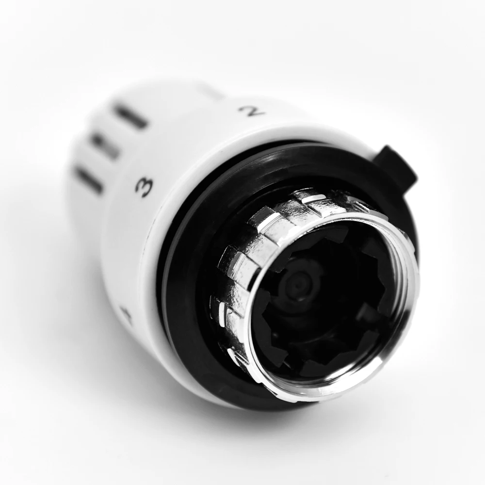 HVAC Systems Backwater Valve Straight Thermostatic TRV Radiator Valve Head With EN215