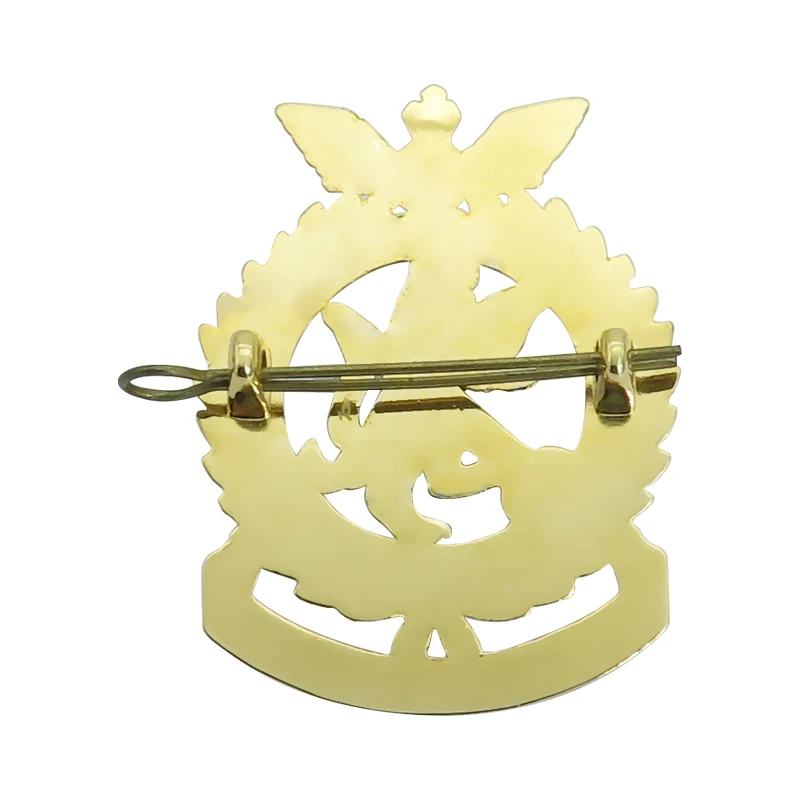 Wholesale 3D relief metal logo badge premium custom badge promotional custom metal badges for souvenir