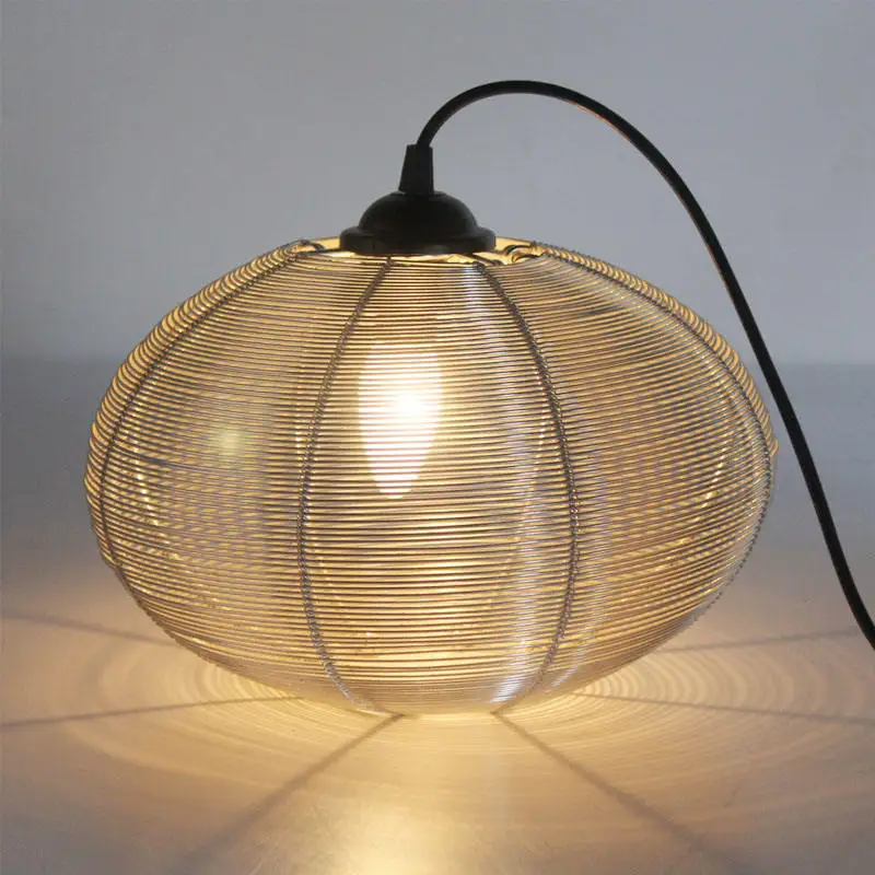 Простая ресторанная люстра, абажур, креативный кованый абажур для кафе, бара, прохода, аксессуары для освещения