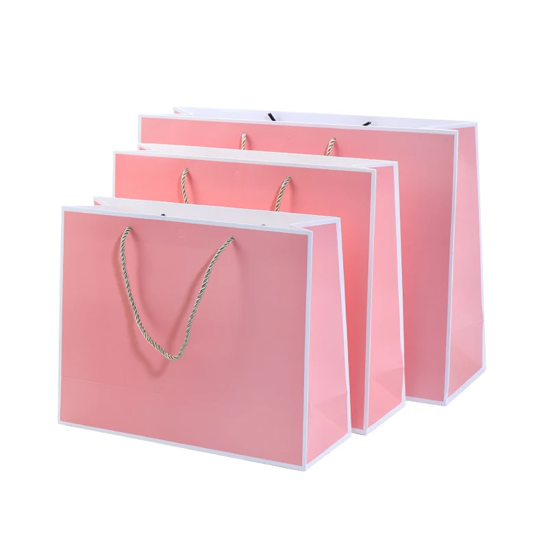 Custom uniquecolour printing commercial luxury shopping gift paper bag