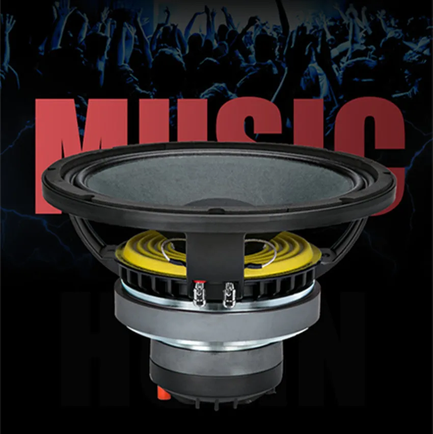 PA-077 Professional Audio 12 Inch Coaxial speaker Unit 75mm 8 ohm tweeter 50W 107dB woofer 350W 99dB