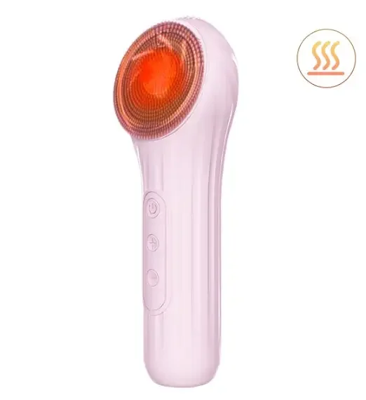 Silicone Electric Facial Cleaning Brush Vibration Face Cleaner Deep Cleaning Pores Face Skin Care Tools Massager 2 Hours