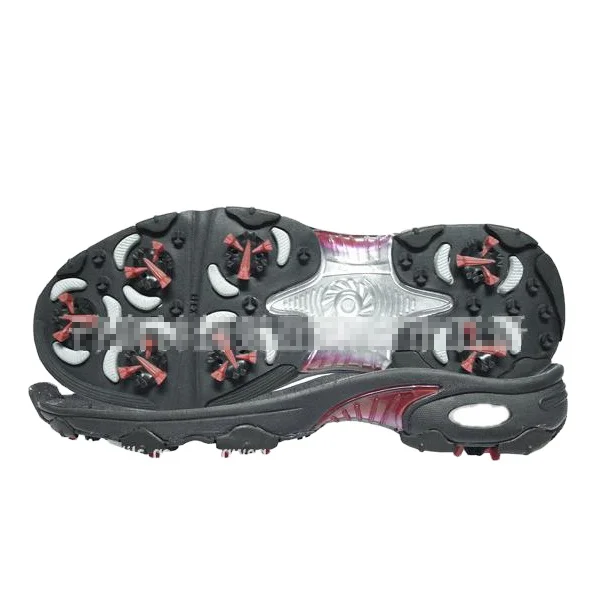 Golf shoes sole made in Jinjiang rubber outsole EVA middle sole TPU accessories men sizes 39#-46# KSHY-6113