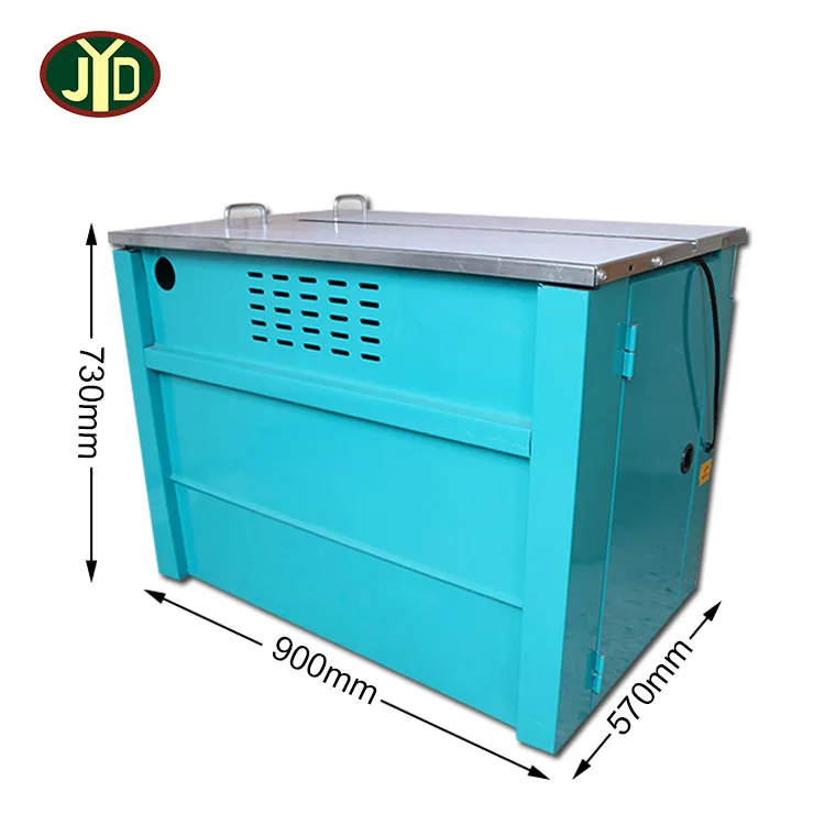JYD Factory Price KZ-900 Semi Auto Desport Plastic Belt Strapping Machine Carton Bundle Wrapping Machine Packing Strap Machine