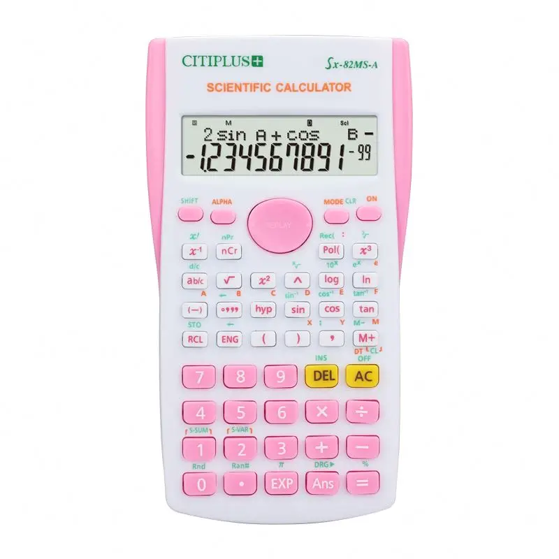 Factory 82MS Calculator With Strength Store Calculadora Plastic Calculator Test Scientific Calculator Calculadora Cientifica