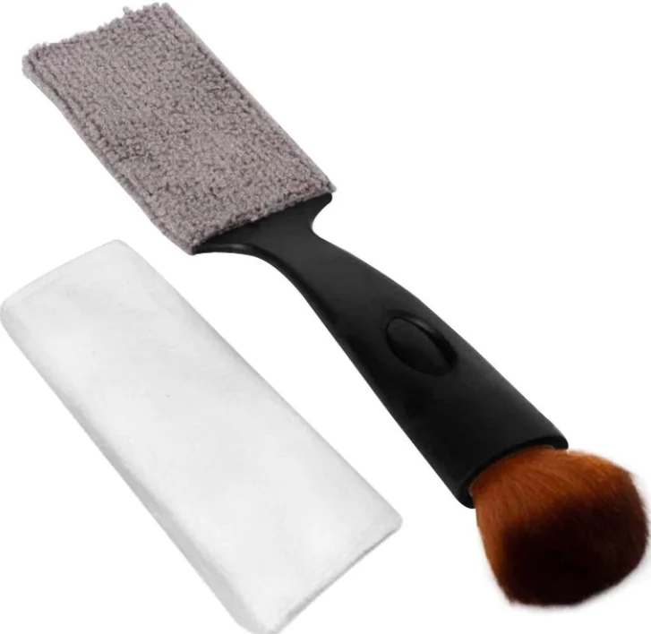 
2 piece set of auto interior cleaning brush Dual cleaning and beauty crevice brush can replace the two-headed brush 