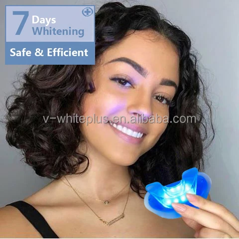 2021 Amazon hot sale custom blue light bleach teeth fashion power braces beautiful teeth whitening kit
