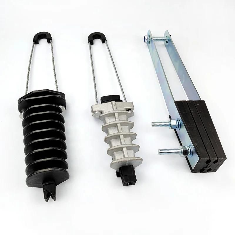 Overhead Power Line Accessory Plastic Wedge Type Electric Dead End Cable tension Clamps