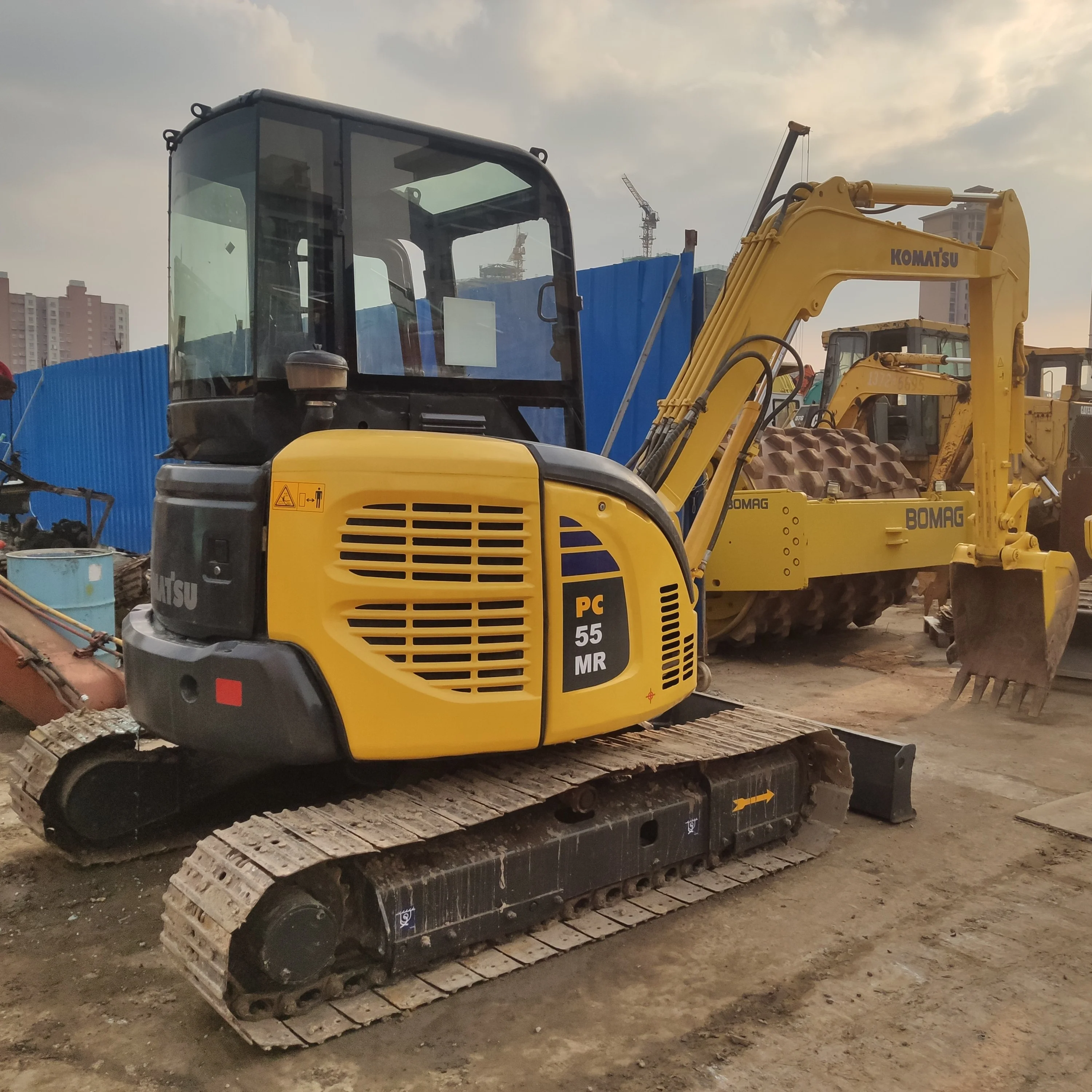 Используемые мини-Экскаваторы Komatsu 55 PC55 PC55MR Digger