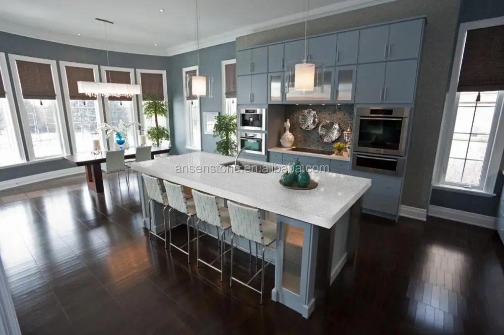 Vanilla White AS-105 Modern Style Raw Quartz Stone Slabs Table&Vanity Top Price