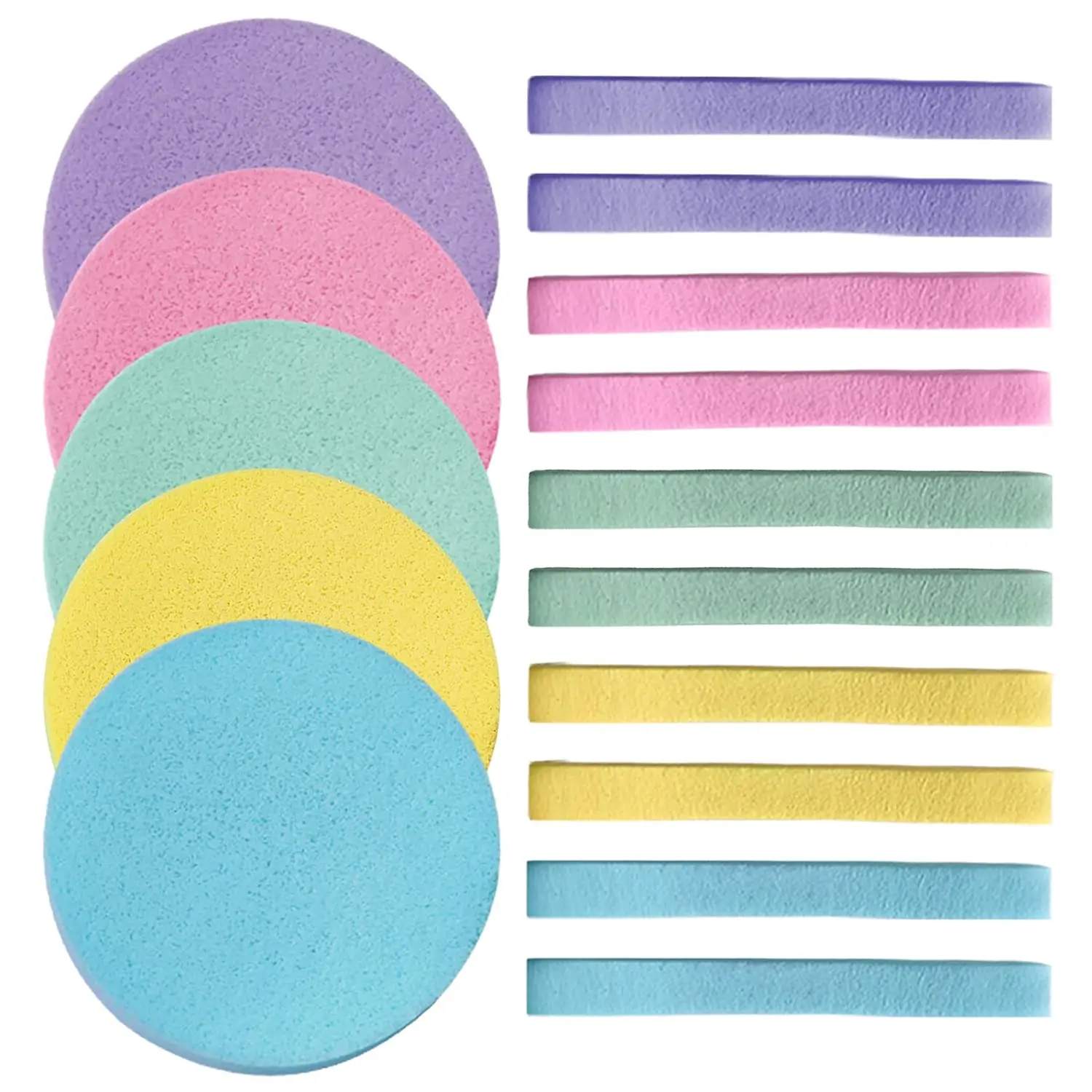 High Quality Wash Face Cleaning Sponge Strips Compress Estheticians Compressed Sponge Strip