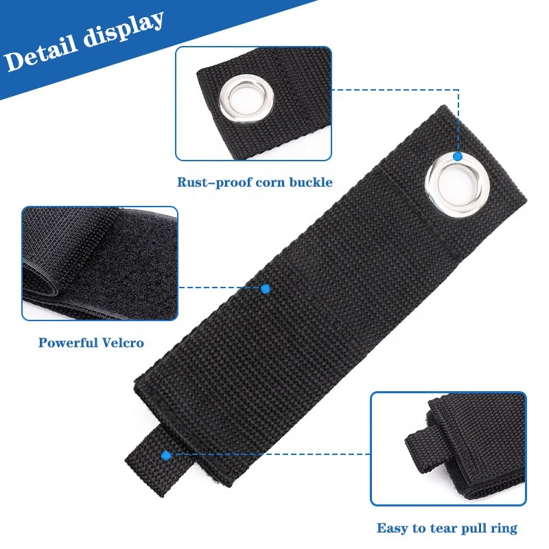 Adjustable hook and loop Storage Straps Hook and Loop Strap with Buckle Receive Thing Belt Nylon