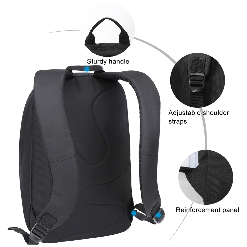 Custom Logo Lightweight Cheap Fashion Black Magic Girls Boys Unisex Casual Travel High School Book Bags Collage Backpack