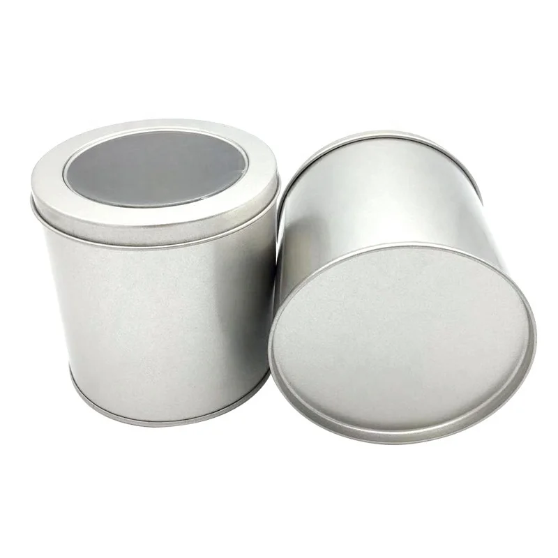 
Wholesale Factory Matel Candy Chocolate Iron Round Tin Box With Clear Window 