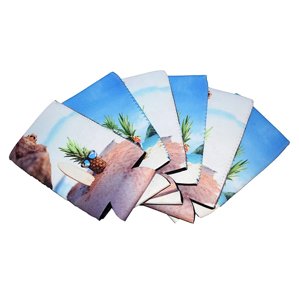 No minimum order best high quality 16 oz can affordable custom made collapsible beer can coolies