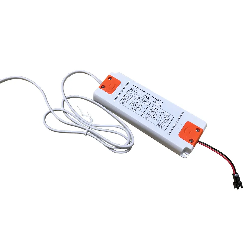Тонкий uont 12v ООН Ac100-260V Pout 5A 60 Вт использования в умное зеркало светодиодный источник питания