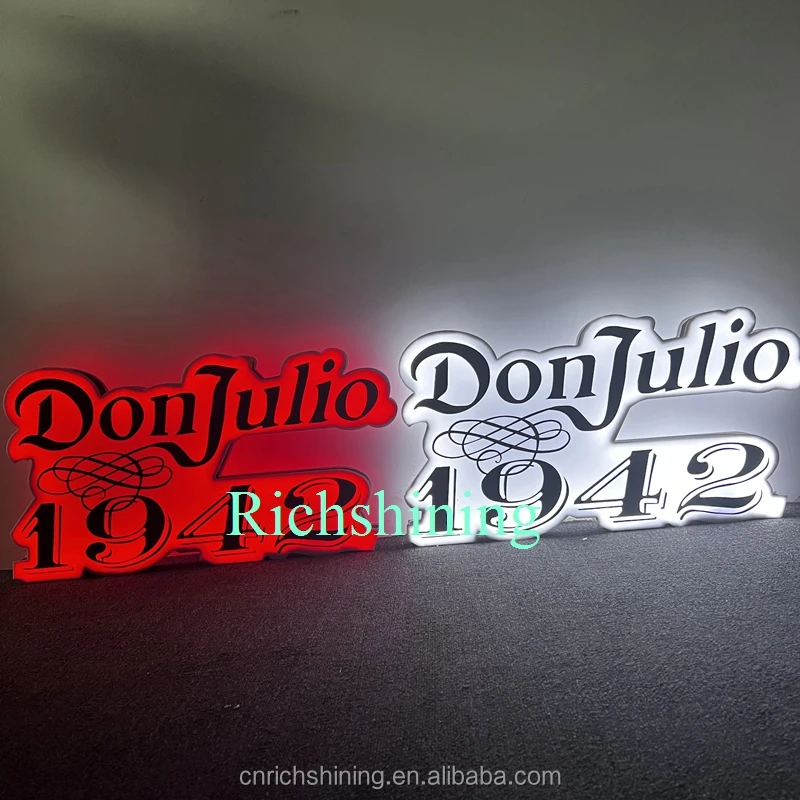 Don Julio led Wine Glorifier 1942 VIP ручная доска Индивидуальный бренд Презентер мигающая переноска для ночного клуба