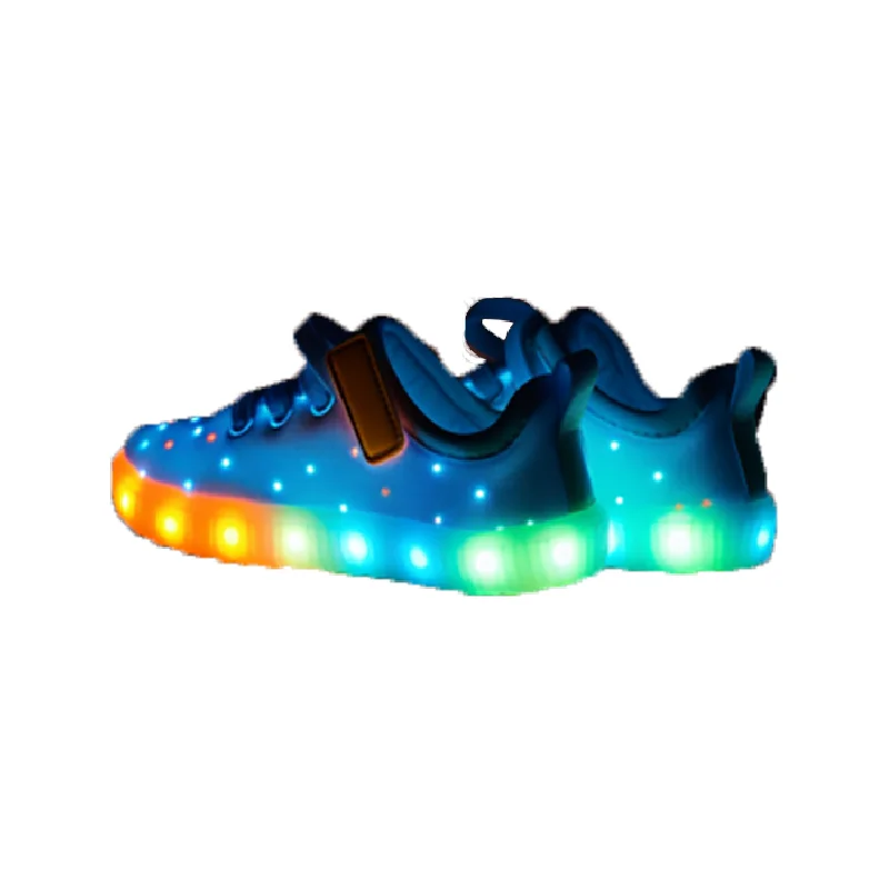FREE SAMPLE Glowing Led ShoesChildren Lighting Shoes Fashion Luminous Baby Kids Sneaker Flat Led light