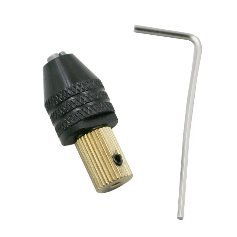 2.3/3.17mm Mini Chuck Electric Motor Shaft Fixture Drill Bit  Chuck Adapter Micro Drill Chuck Hex