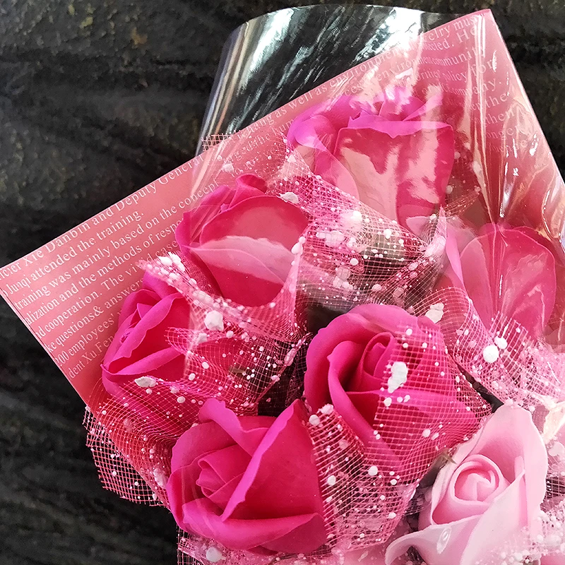 High quality floral packing various kinds cheap snowflake flower wrapping mesh