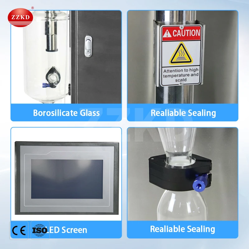 Машина для производства молока/яиц/кофе, молочного порошка, атомайзер для фармации, лабораторная мини-сушилка с распылителем, оборудование для сушки