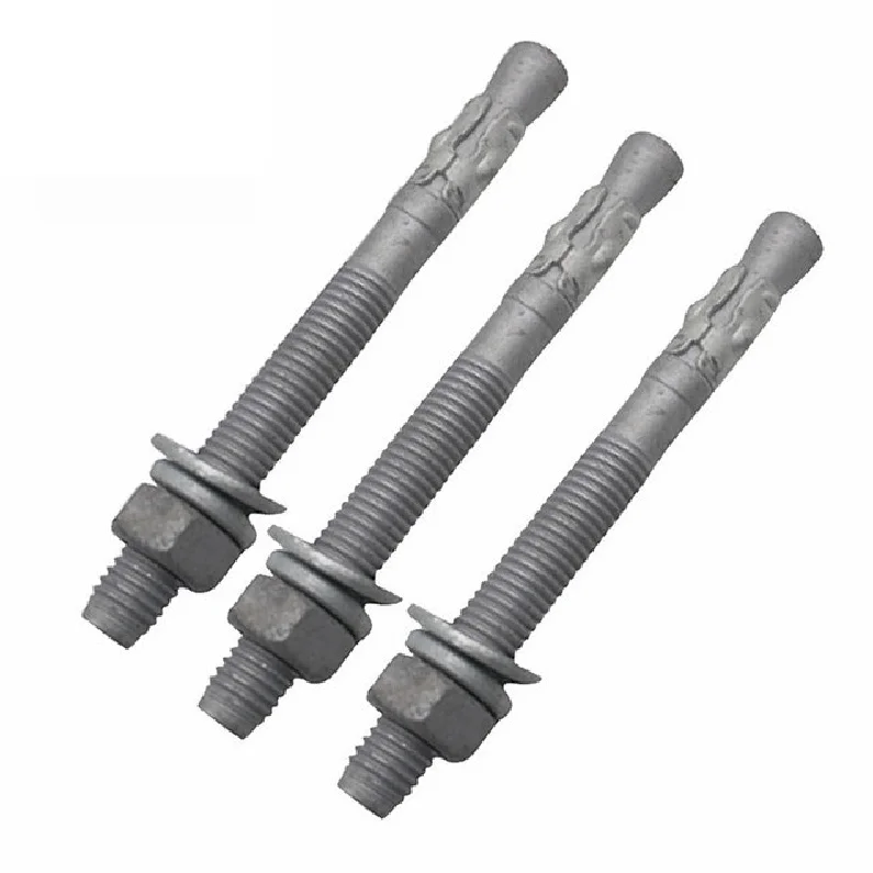 SDPSI DCT Good corrosion resistance  hot dip galvanized 50-60 micron wedge  concrete expansion anchor bolt