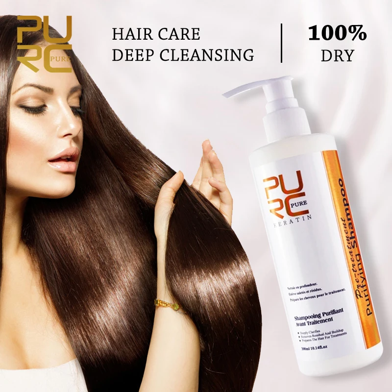 Clarifying Shampoo Purifying Shampoo Before Keratin Treatment Professional Salon Hair Shampoo