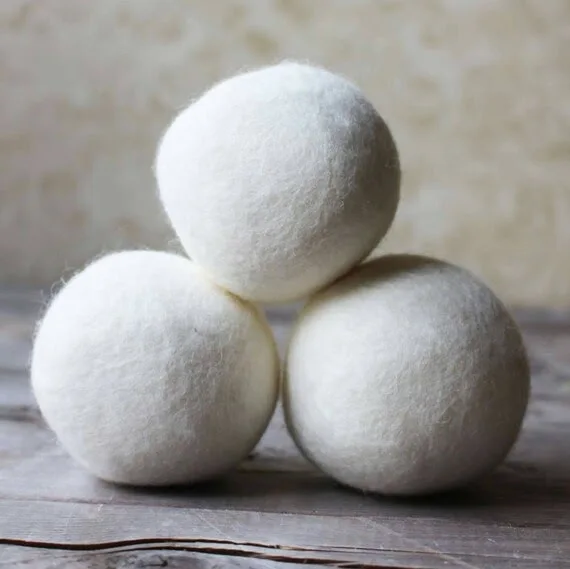Hot Sale Products Premium Natural Fabric Softener Washing Ball Reusable Dryer Wool Balls for Wash Laundry