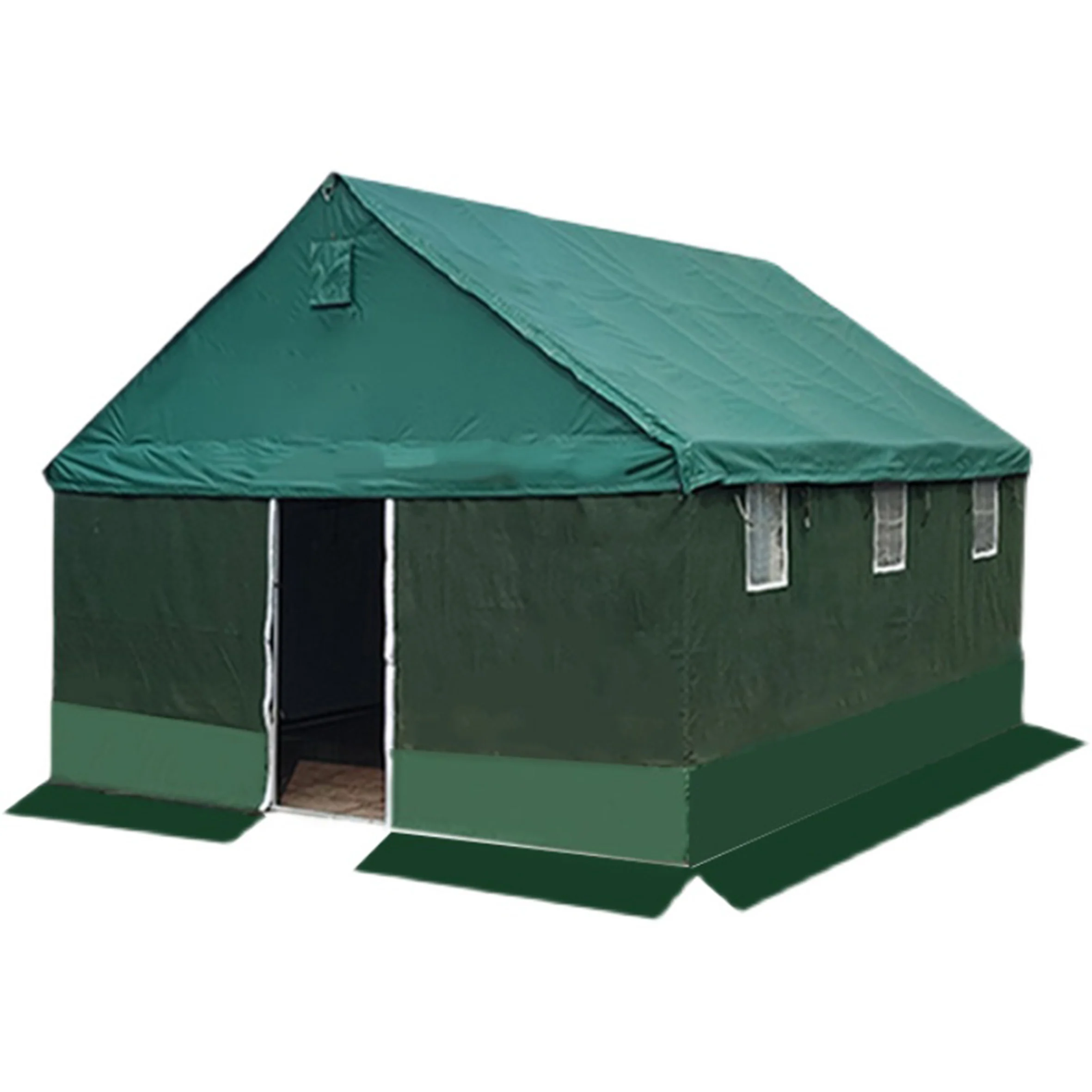 Aosener 8x4 6 grass green portable cooking Tents outdoor camping,cooking Tents with 1 door and 8 windows/