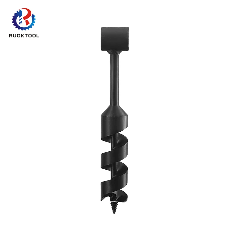 Cobalt Steel Alloys Manual Percer Settlers Wrench Wood Auger Drill Bit For Survival In The Wild