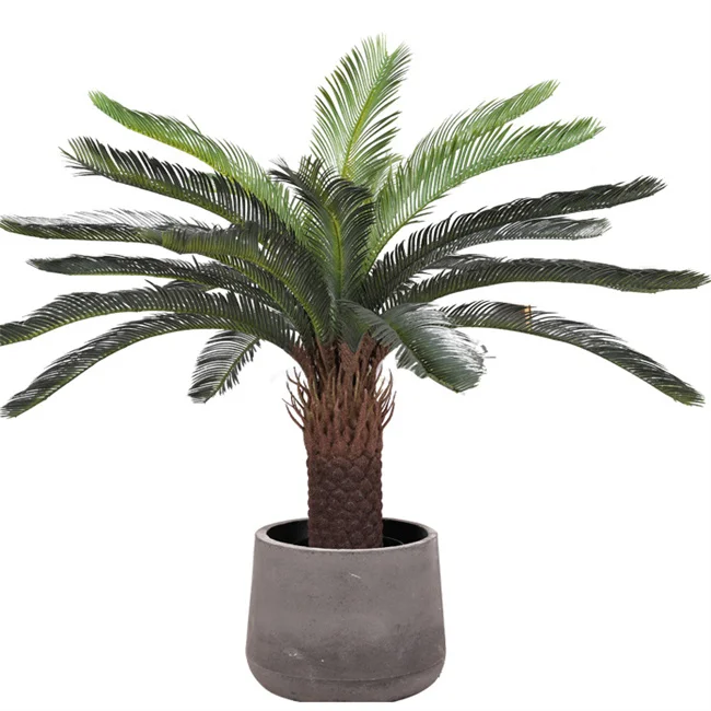 Cycas revoluta дерево пластиковое дерево бонсай украшение для дома магазин одежды декоративный пейзаж искусственная пальма