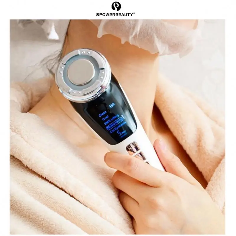 Eye Bolt Lifting Oval V-Face Cleansing Device Ozone Therapy Skin Machine Vacuum Face Cleaning Sculpting Massage Tool