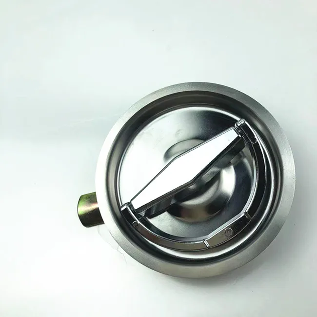 Round lock Zinc alloy door lock stainless steel handle Fire Cabinet stainless steel lock