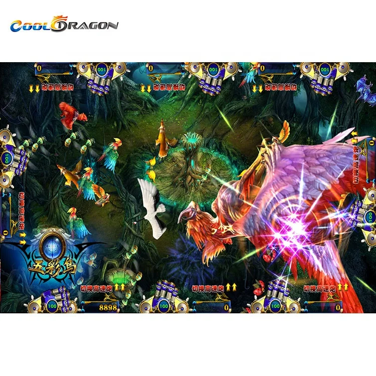 Программное обеспечение для игры в виде рыбы мужчин 8 игроков игровой автомат шкаф стрельбы птицы и